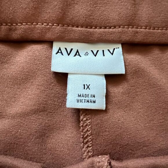 Ava & Viv Camel Pants - Picture 6 of 10